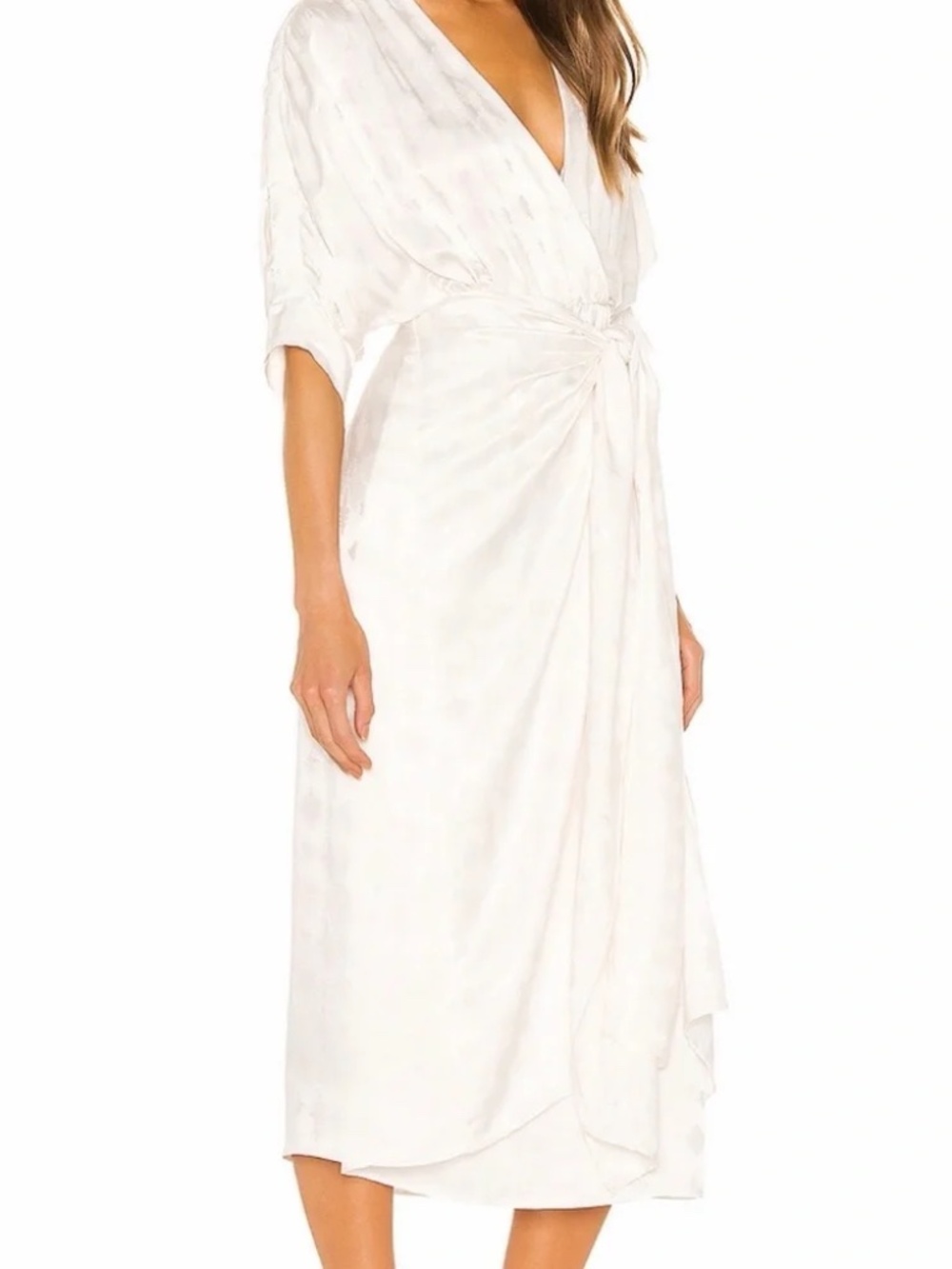 REVOLVE CALLAHAN Sami White Wrap Dress